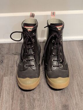 Hunter Lace-Up Rain Boots